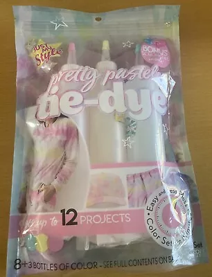 Just My Style Pastel Tie-dye Kit Craft Activity Set Fun Holiday Present Kids • £9.50