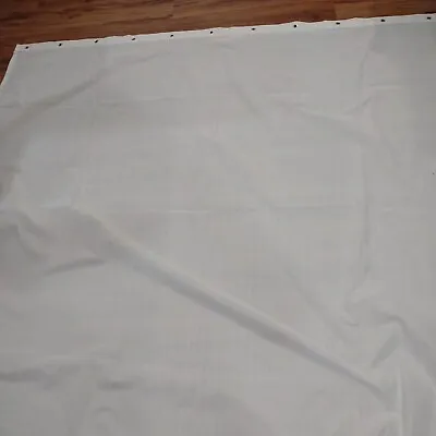 $31 • Buy Sonoma Goods For Life Stark White Shower Curtain 70  X 72  100% Polyester 