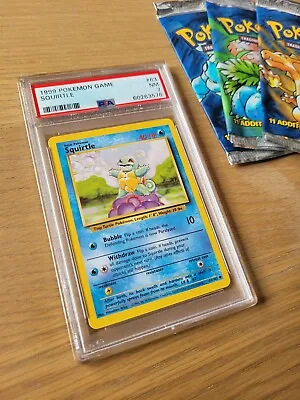 $24.79 • Buy Squirtle - 63/102 - Pokemon TCG 1999 - PSA 7 Near Mint - Pokémon
