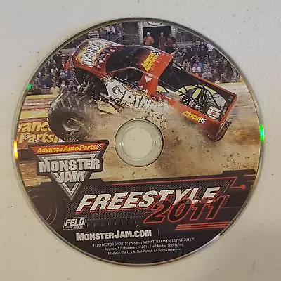 Monster Jam Freestyle 2011 DVD EXTREME SPORTS MOTORSPORTS TRUCKS NR - DISC ONLY • $9.99