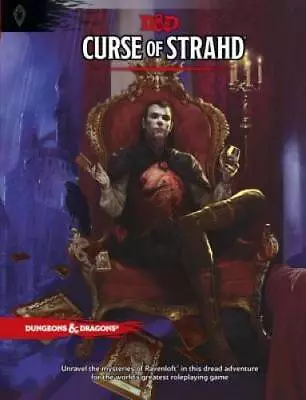 Curse Of Strahd: A Dungeons & Dragons Sourcebook (D&D Supplement) - GOOD • $22.38