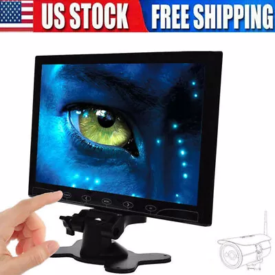 Portable Monitor 10 Inch LCD Display Screen With AV VGA HDMI Input For DSLR PC  • $55.99