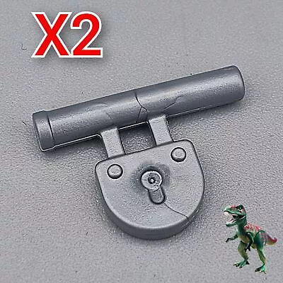 X2 Playmobil Lock-bolt-door-candy-jail-castle-commissary-dungeon-closure-close • $2.01