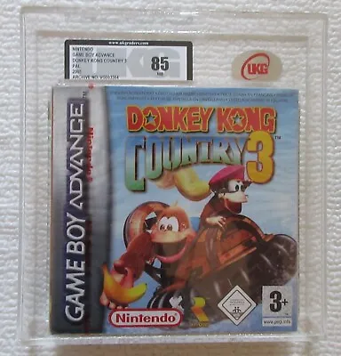 Game Boy Advance Donkey Kong Country 3 Red Strip Sealed UKG 85 • £225