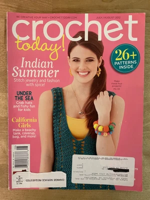 $8 • Buy Crochet Today Magazine July 2012 Vintage Yarn Patterns