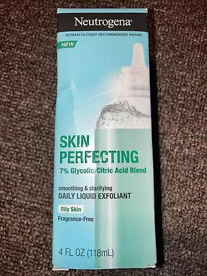 Neutrogena Skin Perfecting Daily Liquid Exfoliant Oily Skin 4oz 7% Glycolic Acid • $7.95