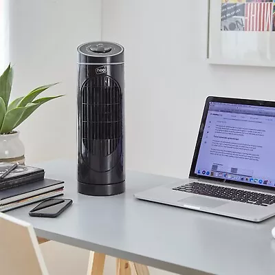£22.99 • Buy Neo 14” 6 Speed Electric Oscillating Desk Portable Tower Office Table Cool Fan