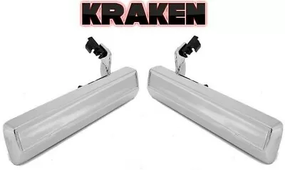 Outside Door Handles For Chevy S10 1982-1993 Caprice 1980-1990 Chrome Metal Pair • $36.95