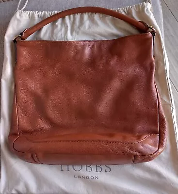 Hobbs Hobbs Tan Leather Handbag Tote With Dustbag. USED • £34.99