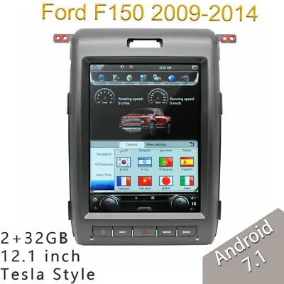 Android 7.1 Tesla Screen Car Radio GPS Navigation For Ford Raptor F150 2009-2014 • $640.66