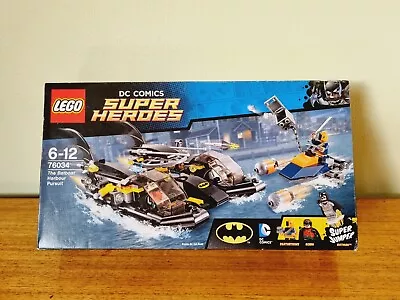 £54.99 • Buy SEALED BOX Lego 76034 DC Comics Super Heroes Batboat Harbour Pursuit BRAND NEW