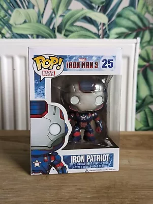 Funko Pop! Vinyl: Marvel Iron Patriot #25 Iron Man 3 Exclusive Metallic Vaulted • £15