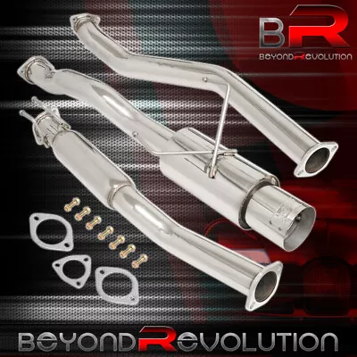 For 2001-2005 Civic Stainless Steel Catback Exhaust 3  Piping + 4.5  Muffler Tip • $146.99