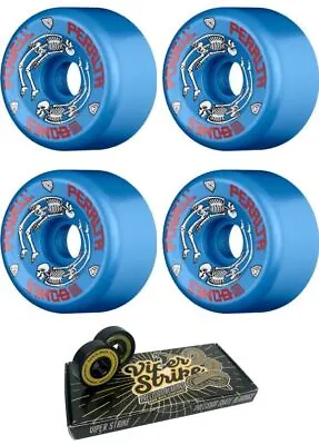 Powell Peralta  G Bones Skateboard Wheels - 64mm 97a + Bearings • $54.99