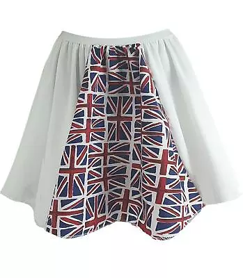 Adults Union Jack Flag Skirt United Kingdom Great Britain Supporters Fancy Dress • £11.95