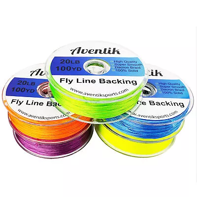 100 Yard Aventik Dacron Braided Fly Line Backing Fly Trout Fishing 20LB/30LB • $2.99