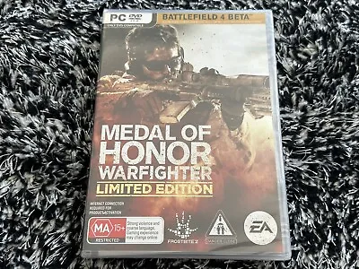 Medal Of Honor Warfighter Limited Edition PC DVD-ROM NEW SEALED • $29.99