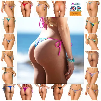 COQUETA Brazilian Cheeky Bikini Bottom Thong Bathing Suit Beach Swimsuit WOMEN'S • £21.22