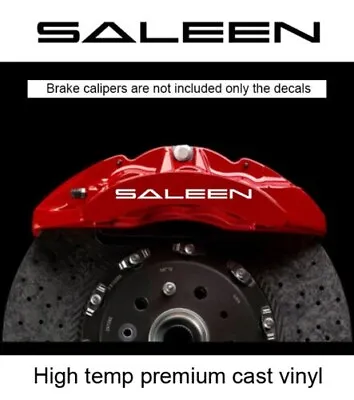 SALEEN Mustang Brake Caliper Decal Stickers Hi-Temp - 6 Diff Colors - set Of 4  • $7.89