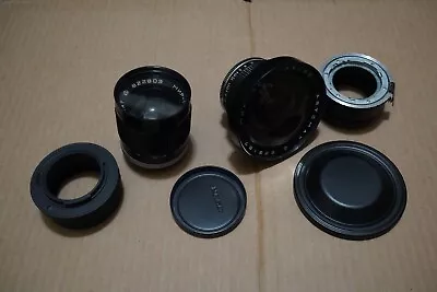 VTG Mir-20 20mm F3.5 & Mir-1 F2.7 37mm Automat Lens With Sony E-mounts  Adapter • $400