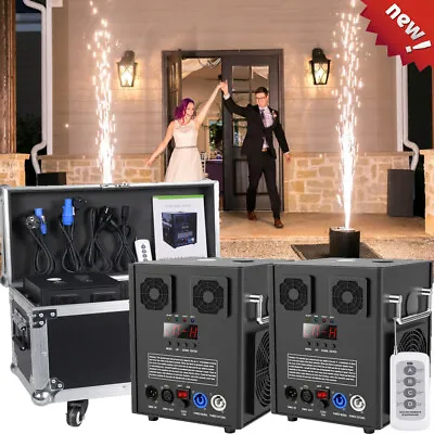 2x 700W Cold Spark Machine Firework Special Effect Wedding DJ Party DMX W/Remote • £199.99