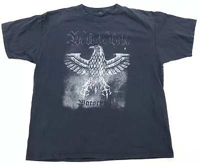 Rare Vintage Marduk Warschau 2005 T Shirt 2000s Swedish Black Metal Band Black • $24.99