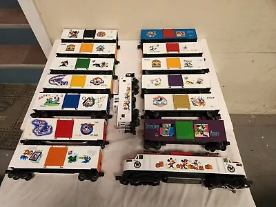 Lionel Disney 1991-1996 Mickey Mouse Express 15-piece O/027-gauge Train Set • $255