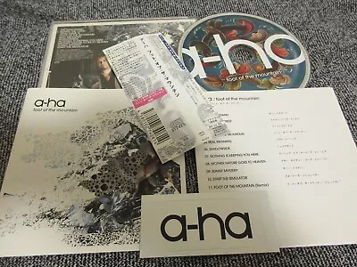 A-HA / Foot Of The Mountain /JAPAN LTD CD OBI Sticker • $22.99