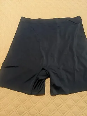 Vtg Simply Perfect Warners Silky Black Nylon Pettipants Bloomers Lingerie XL • $8
