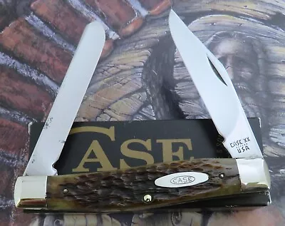 Case XX Lumberjack Moose Knife New Grind 1984 Carbon Blades Great 1 2 Carry NR • $73.55