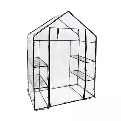 Garden Greens Greenhouse Walk-In Shed 3 Tier Solid Structure & Quality 1.95m • $89.95