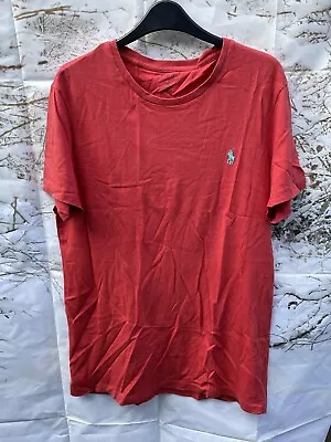 Men's RALPH LAUREN Polo Tee T Shirt Size M - Colour – Red Custom Fit • £5.99