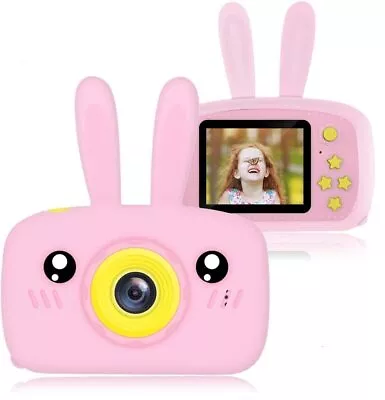 £9.99 • Buy Pink Bunny Kids Camera Children Mini HD 1080P LCD Camera Toy UK