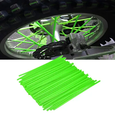 72PCS Motorcycle Dirt Bike Spoke Skins Cover Wraps Wheel Rim Guard Protector NEW • $8.41