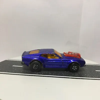 1973 Matchbox Lesney Rolamatics #10 Ford Mustang Piston Popper Purple Blue VTG • $10.69