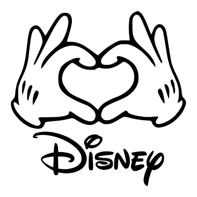 Disney Mickey Mouse Hands Permanent Sticker Decal Oracal 651 4  CHOOSE COLOR • $4