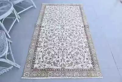 Kitchen Rug Turkish Rugs 3.5x6.4 Ft Accent Rug Bedroom Rug Vintage Rug • $146.52