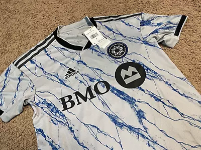 Size Small Montreal Impact FC Adidas Men's Soccer Jersey H45468 • $49.99