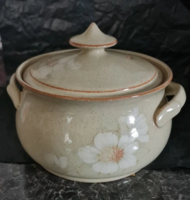 DENBY Daybreak (1983-2000) Stoneware 1.1L 2 Pint Covered Casserole Veg Dish   • £15