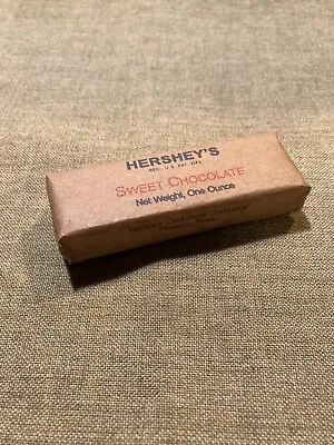 WWII US ArmyUSMC Chocolate Bar 2 Oz.Hershey Practical K Ration K Ration • $7.99