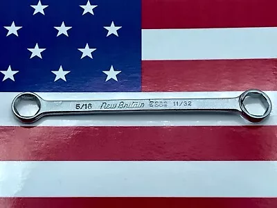 Vintage New Britain Miniature Box Wrench 5/16  X 11/32  6 Point E362 USA • $11.98