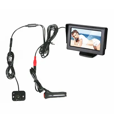 Waterproof Blind Spot Car Backup Camera Side/Rear Parking System +4.3in Monitor • $44.90