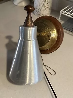 Mid Century Modern Atomic Cone Sconce Light Wall Mount Aluminum Japan 10” Corded • $25