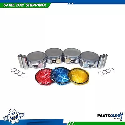 DNJ PRK469 Piston And Ring Kit For 06-09 Mazda 3 6 CX-7 2.3L L4 DOHC 16V MZR • $147.89