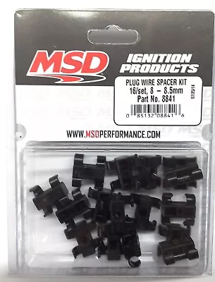 MSD 8841 MSD Ignition Plug Wire Spacer Kit-Plug Wire Dividers-8-8.5mm-Set Of 16 • $25.99