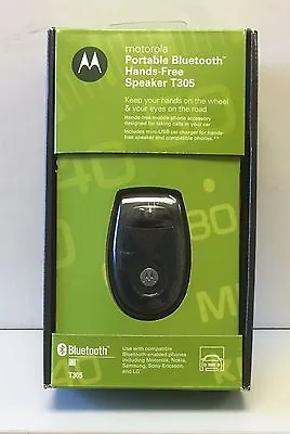 MOTOROLA Portable Bluetooth Hands-Free Speaker T305 : Model #98783H • $89.99