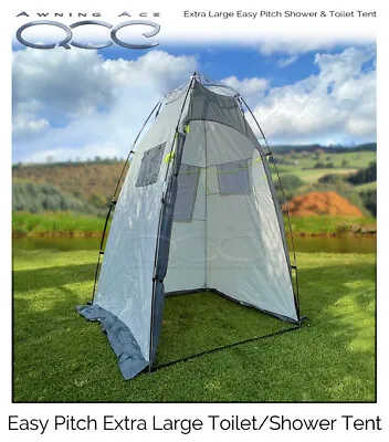 Camping Toilet Tent Utility Shower Easy Pitch Shelter Extra Large Quick Pitch • £59.99