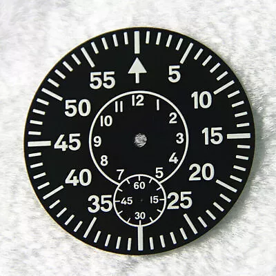 38.9MM Watch Dial Green Luminous Watch Face Plate For ETA 6497 6498 Movement • $15.34