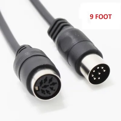 8 Pin Din Male-Female Extension Speaker Cable  9FT For Bang & Olufsen Powerlink  • $16.95