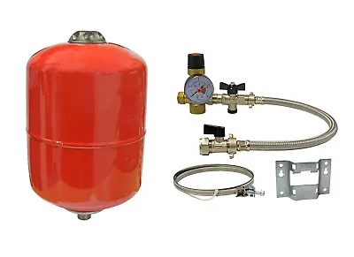 Heating Expansion Vessel 8 12 18 25 Litre Sealed System Kit & Bracket • £15.50